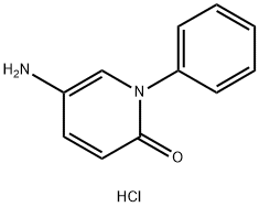 2(1H)-Pyridinone, 5-amino-1-phenyl-, hydrochloride (1:1) Struktur