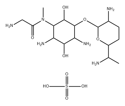 3-amino-3-demethoxyfortimicin A Struktur