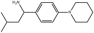 Benzenemethanamine, α-(2-methylpropyl)-4-(1-piperidinyl)- Struktur