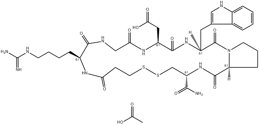 依菲巴特醋酸鹽, 881997-86-0, 結(jié)構(gòu)式