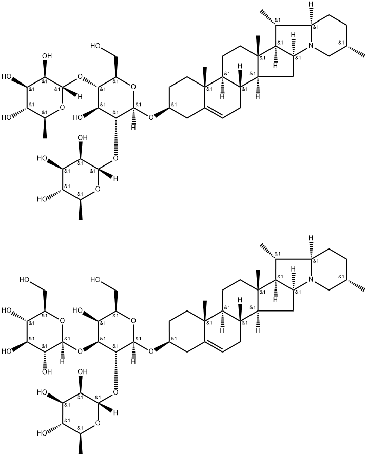 ALPHA-CHACONINE:ALPHA-SOLANINEMIXTURE Struktur