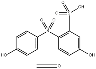 4,4'-Bishydroxyphenylsulfonesulfonate(Na,K,Ca)+polymer with formaldehyde Struktur