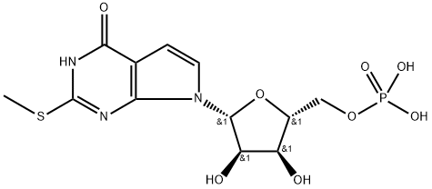 poly(2-methylthio-7-deazainosinic acid) Struktur