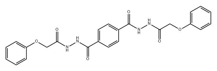 N'1,N'4-bis(phenoxyacetyl)terephthalohydrazide Struktur