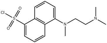 1-Naphthalenesulfonyl chloride, 5-[[2-(dimethylamino)ethyl]methylamino]- Struktur