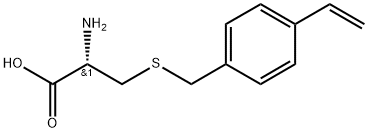 3-[(p-vinylbenzyl)thio]-?L- Alanine Struktur