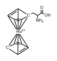 beta-ruthenocenylalanine Struktur