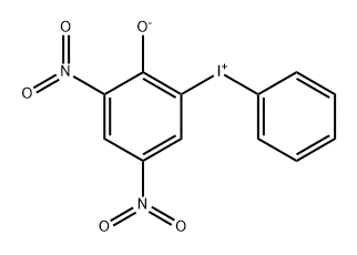 Iodonium, (2-hydroxy-3,5-dinitrophenyl)phenyl-, inner salt Struktur