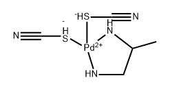 PALLADIUM12PROPANEDIAMINENNBISTHIOCYANATOSSP43 Struktur