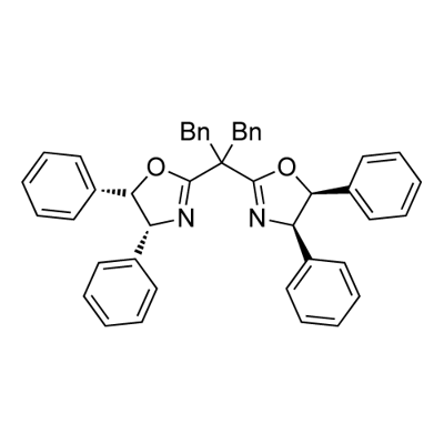 Oxazole, 2,2'-[2-phenyl-1-(phenylmethyl)ethylidene]bis[4,5-dihydro-4,5-diphenyl-, (4R,4'R,5S,5'S)- (9CI) Struktur