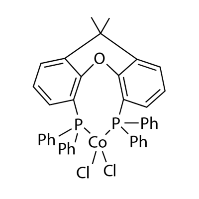 Dichloro[9,9-dimethyl-4,5-bis(diphenylphosphino)xanthene]Cobalt(II), min. 98% Struktur