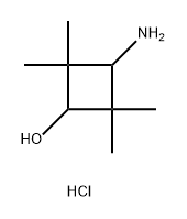 Cyclobutanol, 3-amino-2,2,4,4-tetramethyl-, hydrochloride (1:1) Struktur