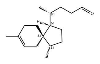 Spiro[4.5]dec-7-ene-1-butanal, γ,4,8-trimethyl-, [1R-[1α(R*),4β,5β]]- (9CI) Struktur