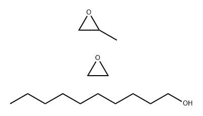 Oxirane, methyl-, polymer with oxirane, decyl ether Struktur