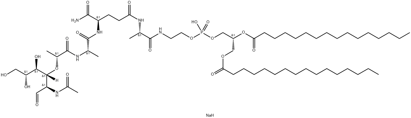 Mifamurtide sodium Struktur