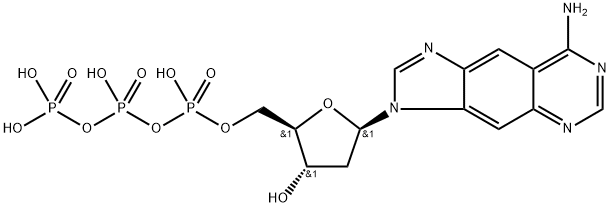 2'-deoxy-lin-benzoadenosine triphosphate Struktur