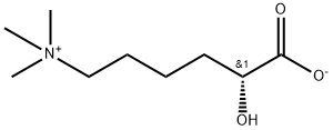 (5R)-5-Carboxylato-5-hydroxy-N,N,N-trimethyl-1-pentanaminium Struktur