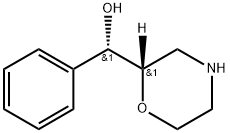 2-Morpholinemethanol, α-phenyl-, (αS,2S)- Struktur