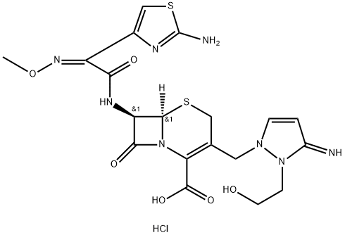 Cefoselis (hydrochloride) Struktur