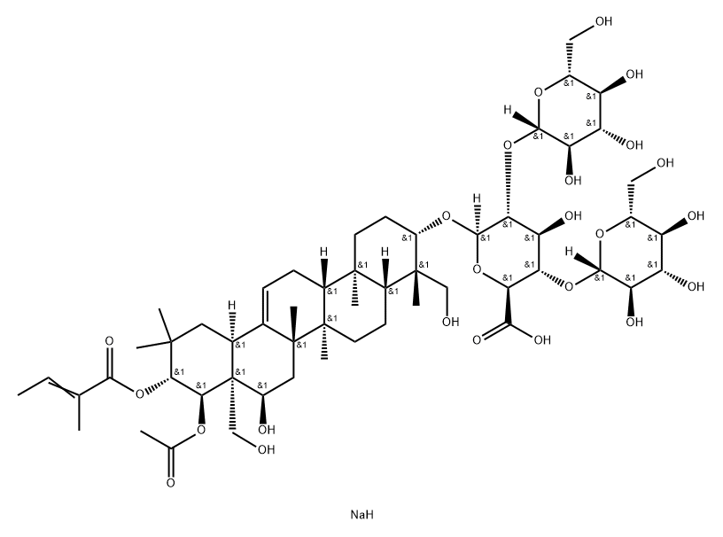 SODIUM AESCINATE Struktur