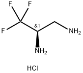 1,2-Propanediamine, 3,3,3-trifluoro-, hydrochloride (1:1), (2R)- Struktur