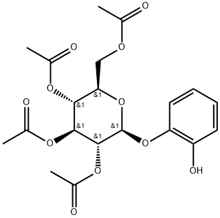 1-O-(2,3,4,6-tetra-O-acetyl-β-D-glucopyranosyl)Pyrocatechol Struktur