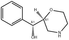 2-Morpholinemethanol, α-phenyl-, (αR,2S)- Structure