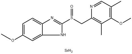 Esomeprazole hemistrontium Struktur