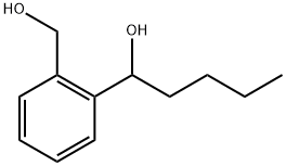 1,2-Benzenedimethanol, α1-butyl- Struktur