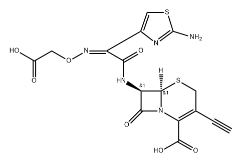 3-ethynylcephalosporin Struktur