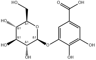 Gallic acid 3-O-beta-D-glucopyranoside, Min. 95% Struktur