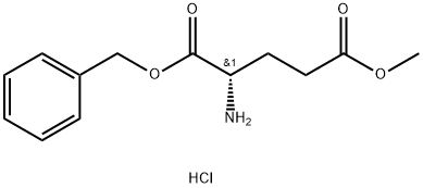 H-Glu(Ome)Obzl Hydrochloride Struktur