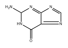 6H-Purin-6-one,  2-amino-1,2-dihydro-,  radical  ion(1-) Struktur