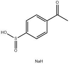 Benzenesulfinic acid, 4-acetyl-, sodium salt (1:1) Struktur