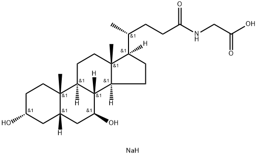 グリコウルソデオキシコール酸ナトリウム 化學(xué)構(gòu)造式