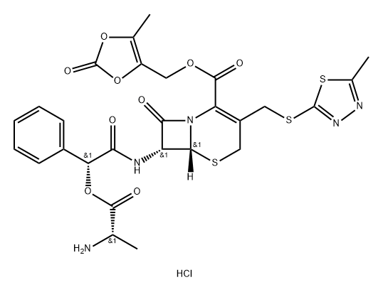 Cefcanel daloxate hydrochloride Struktur