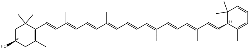 Anhydrolutein II Struktur