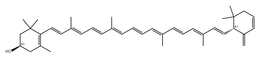 Anhydrolutein I Struktur