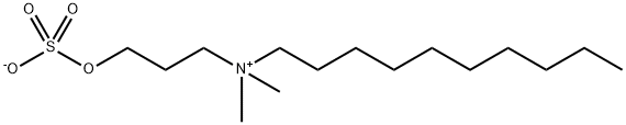 N,N-DIMETHYL-N-(3-(SULFOOXY)PROPYL)-1-DE CANAMINIUM OH INNER SALT, 98 Struktur