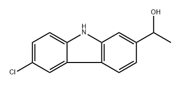 9H-Carbazole-2-methanol, 6-chloro-α-methyl- Struktur