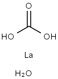 Carbonic acid, lanthanum(3+) salt, hydrate (3:2:2) Struktur