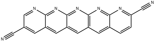 Dipyrido[2,3-b:3,2-i]anthyridine-2,9-dicarbonitrile,  radical  ion(1-) Struktur