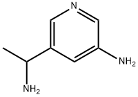 3-Pyridinemethanamine, 5-amino-α-methyl- Struktur