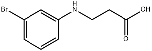 β-Alanine, N-(3-bromophenyl)- Struktur