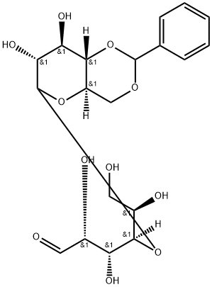 4-O-[4,6-O-(PhenylMethylene)-α-D-glucopyranosyl]-D-glucose Struktur