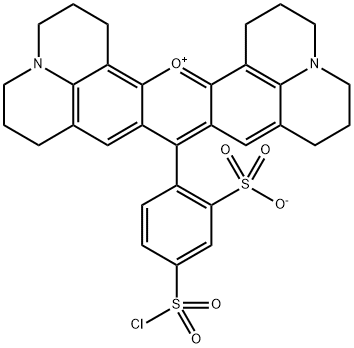 Sulforhodamine 101 acid chloride Struktur