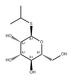 α-D-Mannopyranoside, 1-methylethyl 1-thio- Struktur