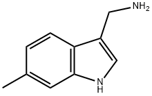 1-(6-methyl-1H-indol-3-yl)methanamine Struktur