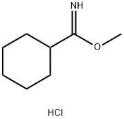 Cyclohexanecarboximidic acid, methyl ester, hydrochloride (1:1) Struktur