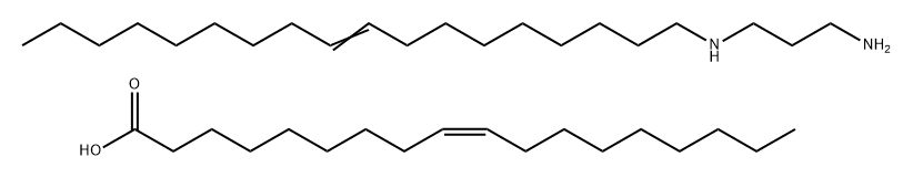 oleic acid, compound with N-octadec-9-enylpropane-1,3-diamine (2:1) Struktur